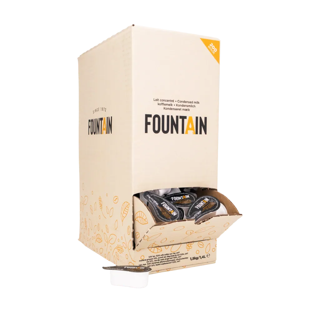 Fountain coupelles de lait