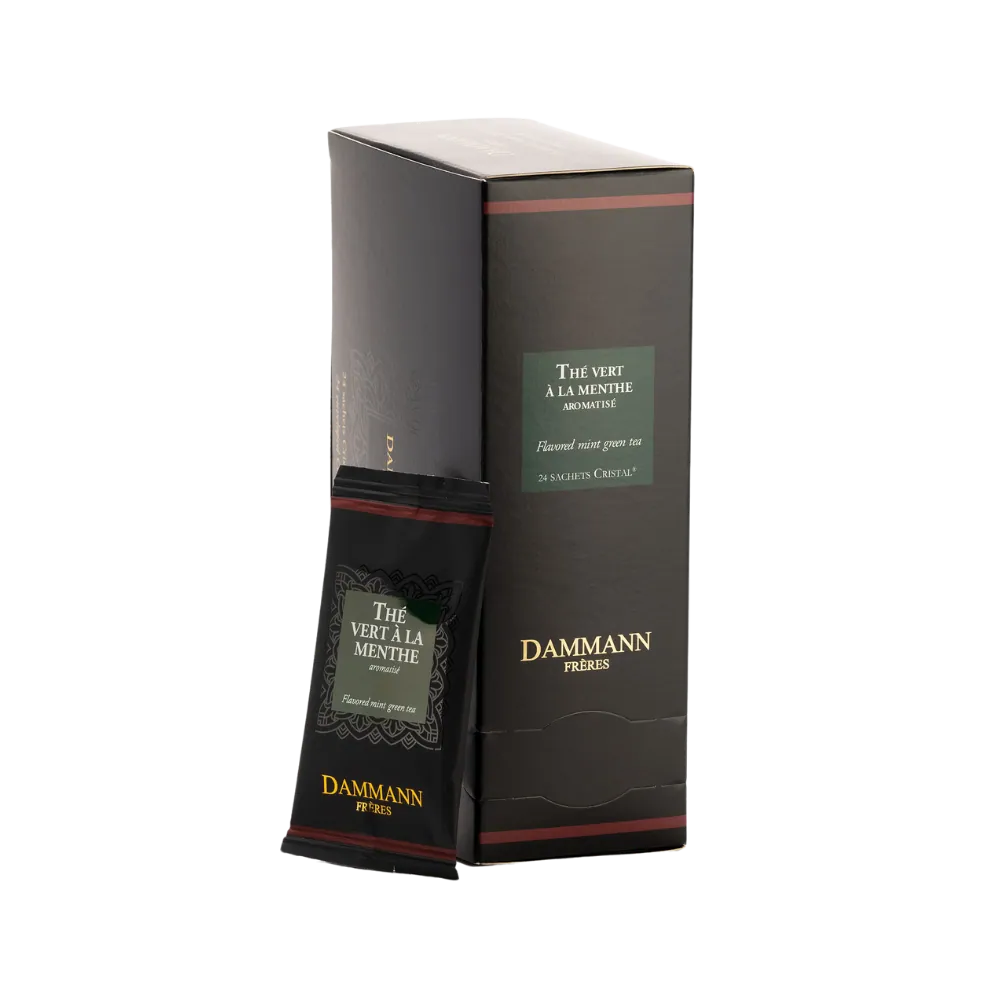 Thé vert à la menthe aromatisé