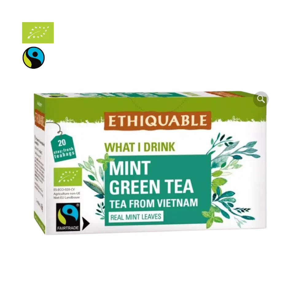 Thé vert menthe BIO Ethiquable 20 sachets
