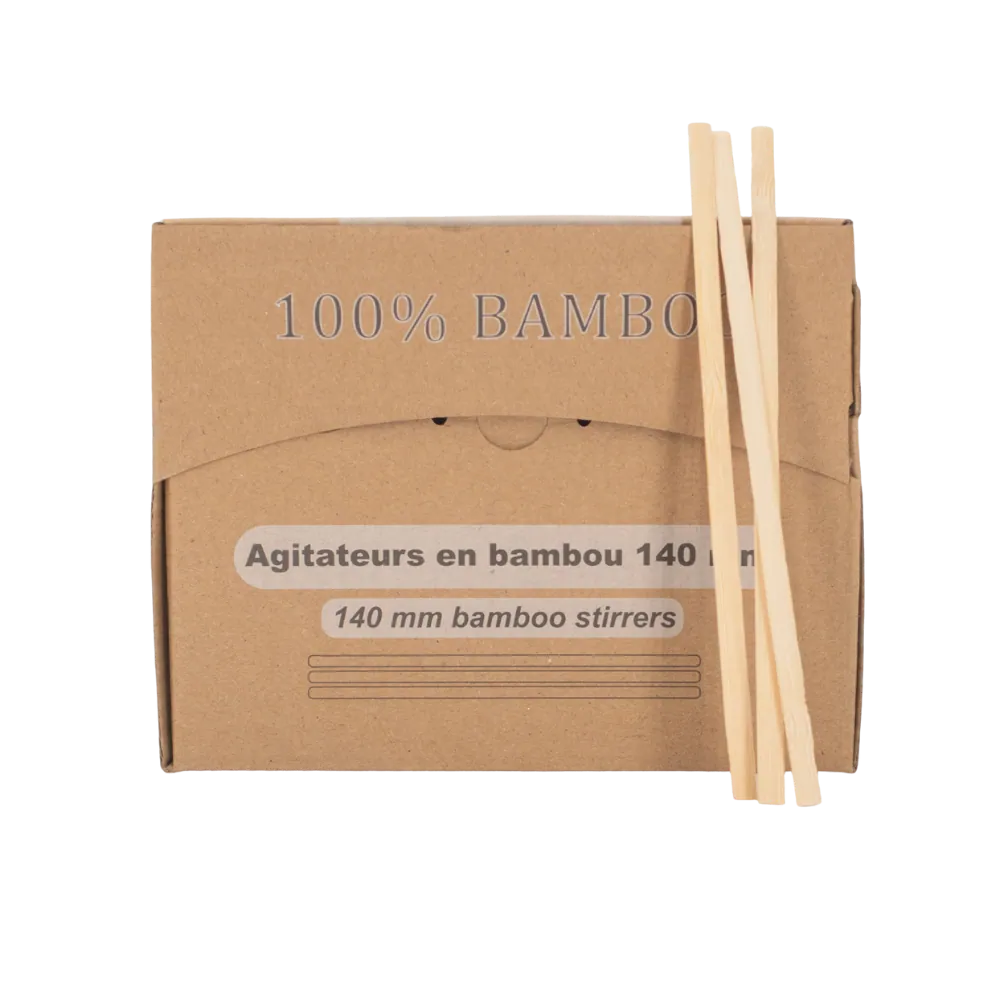 Spatules bambou - boite refermable