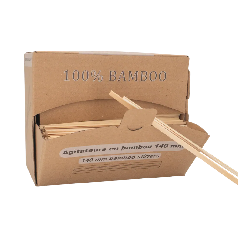 Spatules bambou - boite refermable