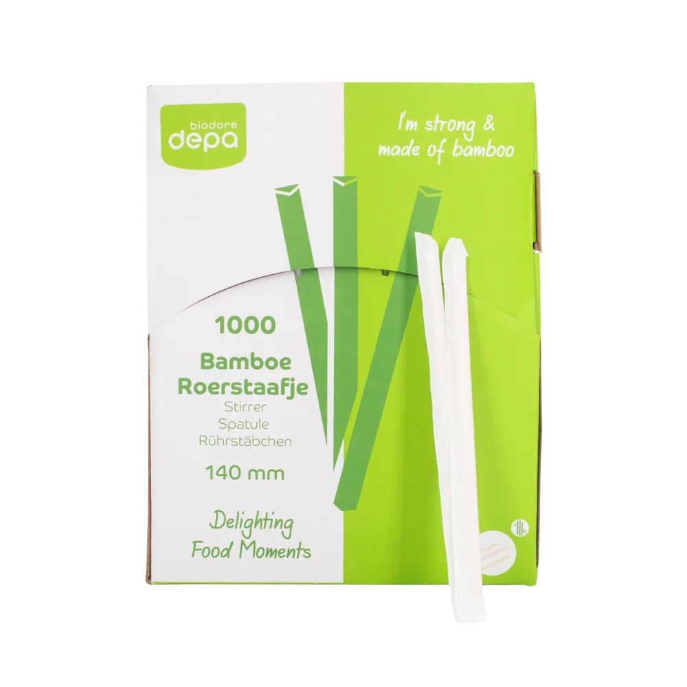 Spatules  emballées en bambou