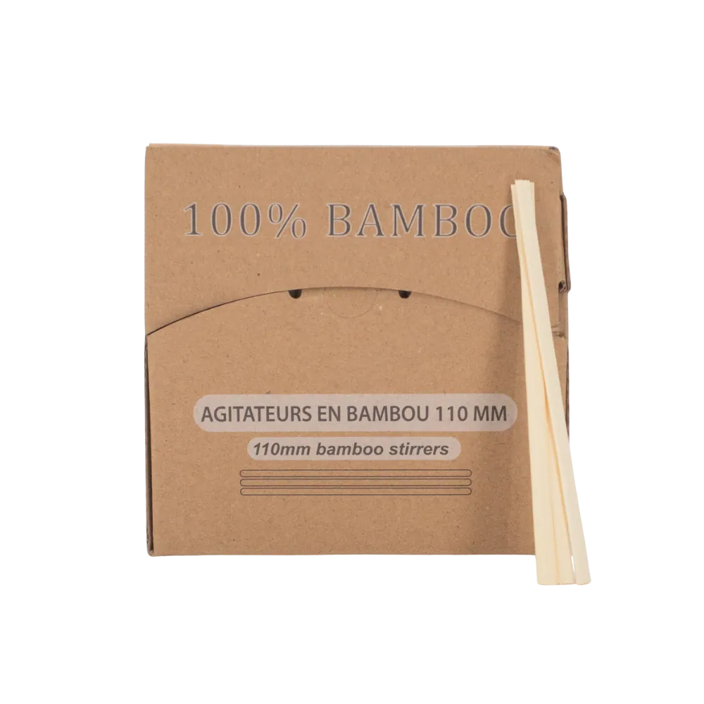 Spatules bambou - boite distributrice